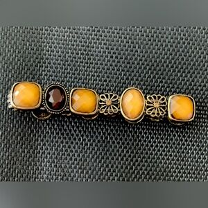 Lia Sophia Gold and Amber Bracelet
